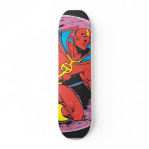 Red Tornado In Wind Motion Skate Board Decks