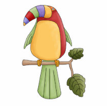 Red Toucan photo sculptures