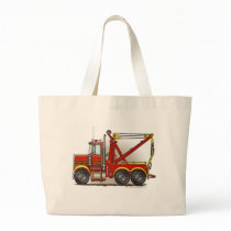 Red Tow Truck Wrecker Bags/Totes