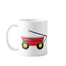 Red Toy Wagon Coffee Mug