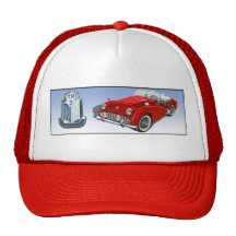 Red TR3 Hats