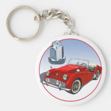 Red TR3 Keychains