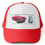 Red TR4 Mesh Hats