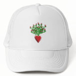 Red Tractor Bouquet Hat