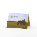 Red Tractor Father's Day Card card