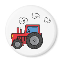 Red Tractor magnets