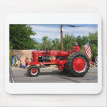 Red Tractor Mouse Pad