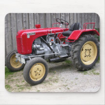 Red Tractor Mousepads