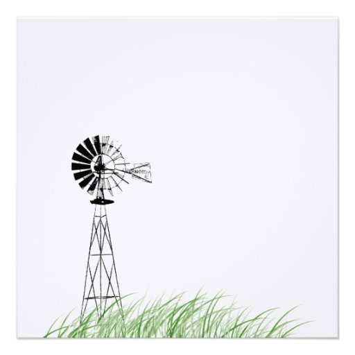 Red Tractor Wedding Invitation