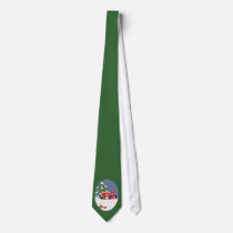Red Tractor with Christmas Tree ties by KirstenEdwards Red Tractor with Christmas Tree ties