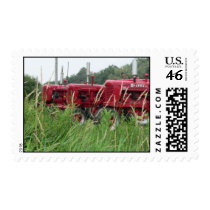 Red Tractors Stamp