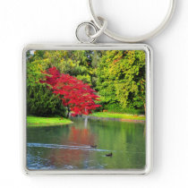 Red tree keychains