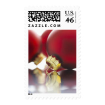Red Tree Ornament Reflection Stamps
