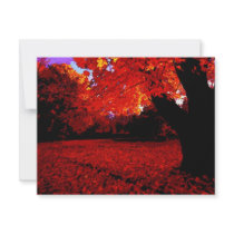 Red Trees invitations by made_in_atlantis Red Trees invitations