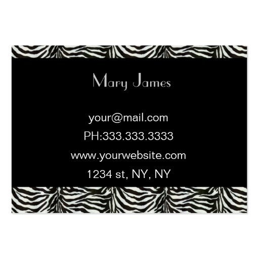 red trendy interior decorator Business Cards (back side)
