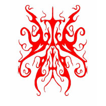Red Tribal Elegance t-shirts by FlowstoneGraphics Red Tribal Elegance t-shirts