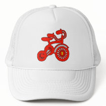 Red Tricycle 1st Birthday hats