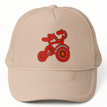 Red Tricycle 1st Birthday hats