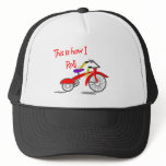 Red Tricycle "This is how I Roll"---Funny Gifts Mesh Hat