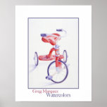 Red Trike Print