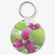 Red Trilliums keychains