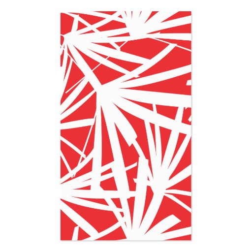 RED TROPICAL Business Card (back side)