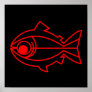 Red Trout Poster