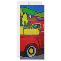Red Truck by Pilieo rack cards by piliero Red Truck by Pilieo rack cards