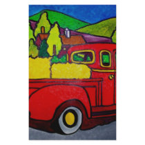 Red Truck by Pilieo Customized Stationery