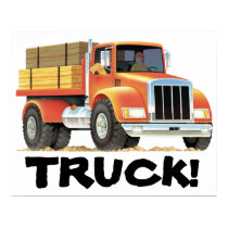 Red Truck Poster