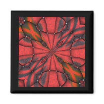 RED TRUMPET ILLUSION magnets