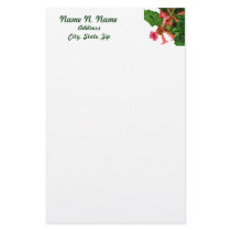 Red Trumpet Vine stationery