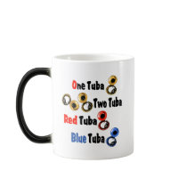 Red Tuba Blue Tuba mugs by hamitup Red Tuba Blue Tuba mugs
