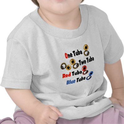 Red Tuba Blue Tuba t shirt
