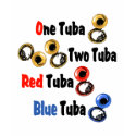 Red Tuba Blue Tuba t-shirts