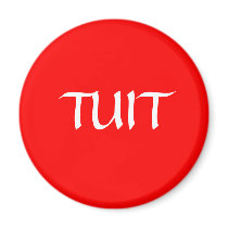 Red TUIT magnets by SilverWren Red TUIT magnets