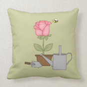 Red Tulip throwpillow