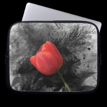 Red Tulip Laptop Bag electronics sleeves