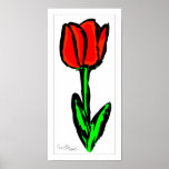Red Tulip Posters