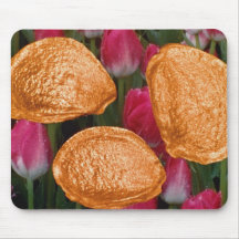 Red Tulip seeds (Tulipa gesneriana) flowers Mouse Pads