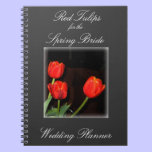 Red Tulip Spring Wedding Planner notebooks