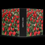 Red Tulips and White Primroses binders