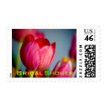 Red Tulips • Bridal Shower Stamp