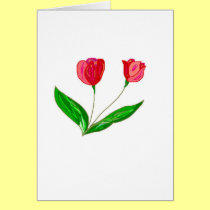 Red Tulips cards