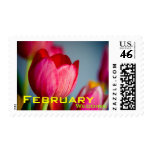 Red Tulips • February Wedding Stamp