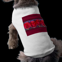 Red Tulips Flowers Painting - Multi pet clothing