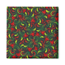 red tulips magnets by VioDeSign red tulips magnets