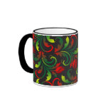 red tulips coffee mug