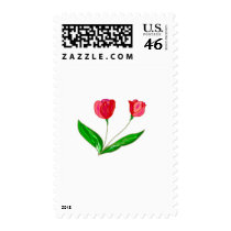 Red Tulips Stamp