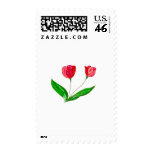Red Tulips Stamp
